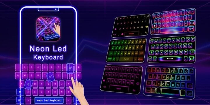 Neon LED Keyboard