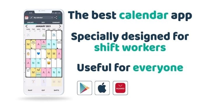 Work Shift Calendar