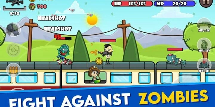 Stickman and Gun Zombie War