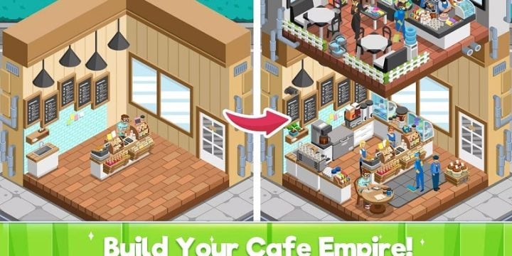 Idle Coffee Shop Tycoon