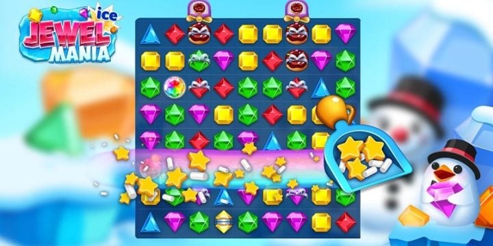 Jewel Ice Mania Match 3 Puzzle